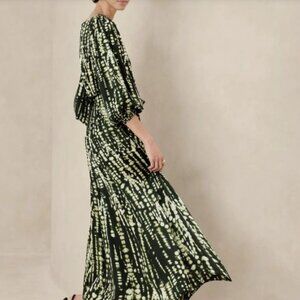 Banana Republic Blouson Maxi Dress